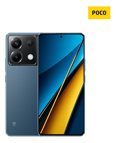 Celular Poco X6 5g Eu Blue 8+256