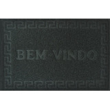 Capacho Bem Vindo Vinil 40x60 Grafite