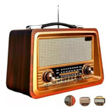Radio Vintage Retrô Altomex Recarregável Som Festa