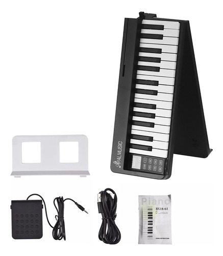 Palmusic Teclado Musical Electrónico Plegable 61 Teclas