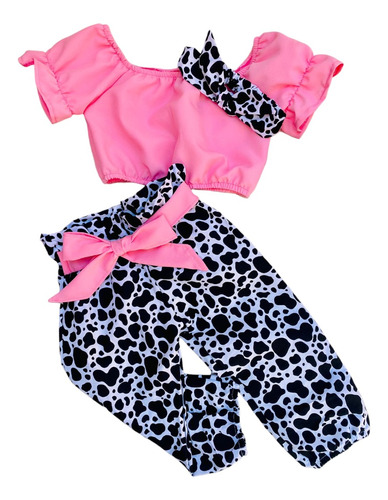 Conjunto Blogueirinha Roupa De Menina Infantil Mini Diva