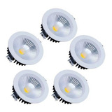 Pack 5 Focos Embutidos Led 10 W Downlight Spot / Hbled 