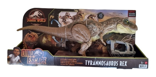 Figura Tyrannosaurus Rex Fuga Extrema Jurassic World Dino 