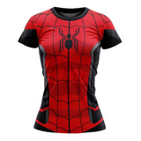 Playera Sublimada Talla Extra Spiderman Homecoming Cortedama