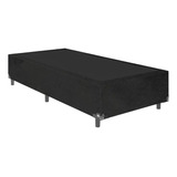 Cama Box Solteiro - Suede Preto