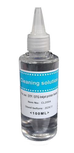 Limpiador De Tinta Dtf Y Dtg Cleaner Cabezal Aqx X 100ml