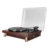 Reproductor De Discos De Vinilo, Bluetooth, 3 Velocidades, A