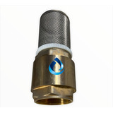 Válvula De Retención O Check Bronce 1/2 PuLG C/filtro Inox