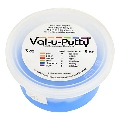 Plastilina Terapéutica Val-u-putty Firme Azul de 3 onzas (85 g) | Meses sin interés