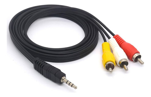 Cable Plug 3.5 A 3 Rca Auxiliar Audio/video 1.5m Tv Celular