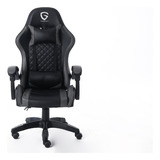 Silla Gamer Ergonomica Y Respaldo Reclinable The Game House Color Gris
