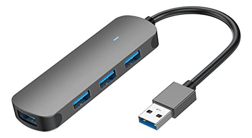 Hub Usb 3.0 De 4 Puertos, Divisor Usb, Expansor De Múltiples