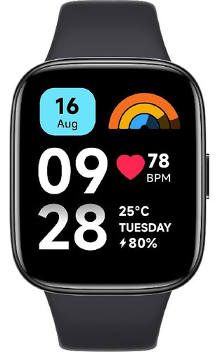 Smartwatch Xiaomi Redmi Watch 3 Active 1.83'  100modos Black