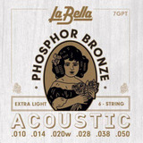 Labella 7gpt Phosph Bronze Extra Light 10-50 Cuerdas Guitarr