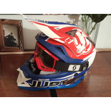 Casco Just1 Pro Rave+quick Strapp+antiparras Scott Talle L