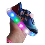 Zapatos Tenis Zapatilla Personajes Sonic Con Luces Para Niño