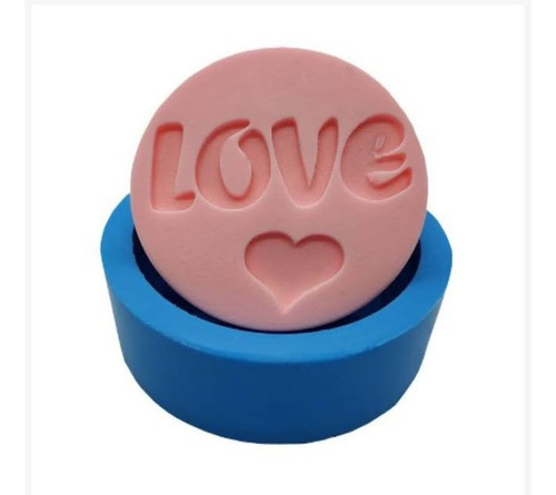 Molde Forma Silicone Sabonete - Love