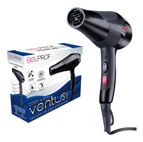 Secador De Pelo Belprof Profesional 1800w Peluquería Ventus