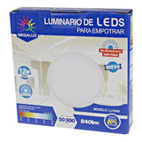 Lampara Luminaria Circular Plafon Consumo De 12w Ilumina 30w