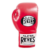 Guantes Cleto Reyes Profesional Piel Res Safetec Rojo 10 Oz 