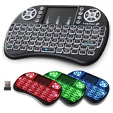 Mini Teclado S/ Fio Controle Touch Led Pc/note/gamer/tvsmart