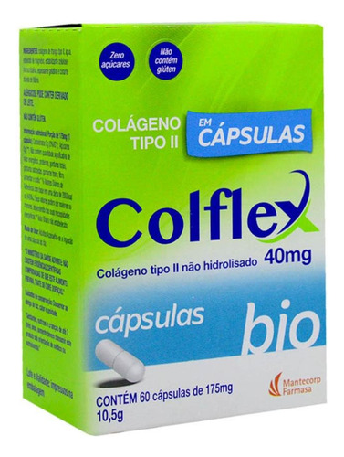 Colflex Bio Colágeno Tipo Il 60 Comprimidos. 