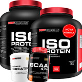 Combo 2x Whey Protein Iso 2kg + Creatina 100g + Bcaa 100g