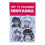 Set De Stickers Inuyasha Holograficos Kawaii