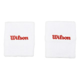 Muñequera Tenis Wilson Absorbente En Blanco | Stock Center Talle One Size