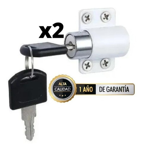 Cerradura Puerta Para Ventana Corrediza Misma Llave.! X2