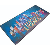 Mouse Pad League Of Legends  Antideslizante 70cm X 30cm Xl