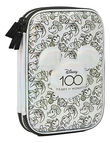 Cartuchera Disney 100 Mooving Eva 2 Pisos