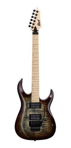Guitarra Elétrica Cort X300 Flamed Maple Com Floyd Rose - Nf