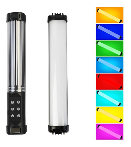 Bastão Portátil Led De Preenchimento Rgb Fotográfica Rl-30sl Cor Da Estrutura Preto 110v/220v (bivolt)