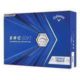 Pelotas De Golf Callaway Erc Soft Triple Track X 12 Color Blanco