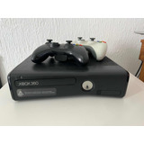 Xbox 360 Slim Dos Controles Como Nueva