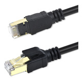Cable De Red Categoría 8 Cat8 Rj45  Inthernet 3m 40g