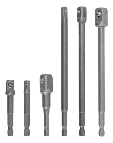 Set Adaptadores Paradados 6 Piezas 1/4'' Uso Industrial Rork