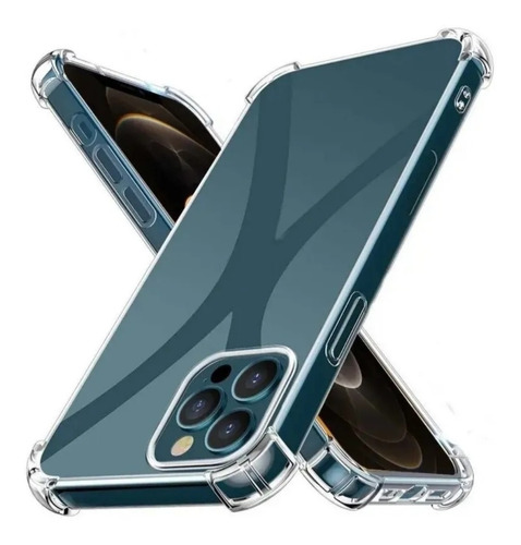 Funda Transparente Para iPhone 13 Pro Max + Vidrio Full