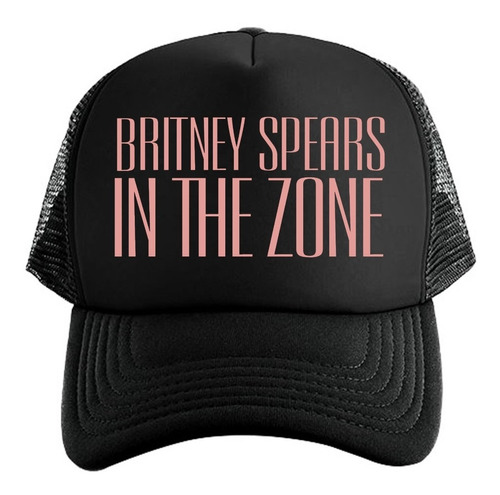 Gorra Black Unisex De Malla Britney Spears In The Zone