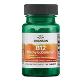 Swanson Vitamina B12 Metilcobalamina 60 Tabletas