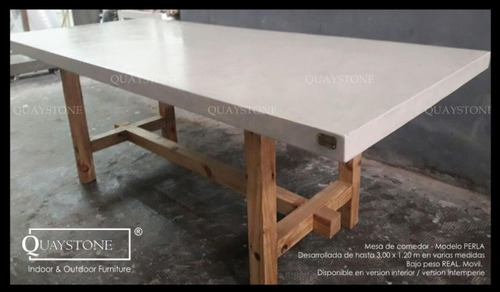 Mesa Comedor Marmol Silestone Grande - Quaystone Fabrica