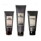 Natura Homem Kit Facial Limpieza+ Crema/barbear+ Pos + Envio