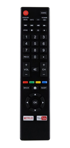 Control Remoto Sanyo Pantalla Smart Tv Netflix Youtube