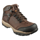 Bota Industrial Unisex Brahma Hq2892 Café Puntera Seguridad