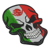 Parche Táctico Militar Bordado Calavera Bandera Contactel