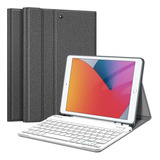 Fintie Funda Con Teclado Para iPad 9.ª, 8.ª Y 7.ª Gen Gris