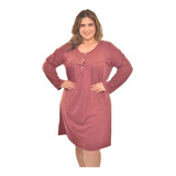 Camisola  Manga Longa Plus Size Do 46 Ao 58