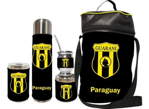 Set Matero Completo Club Guaraní Paraguay. Ecocuero