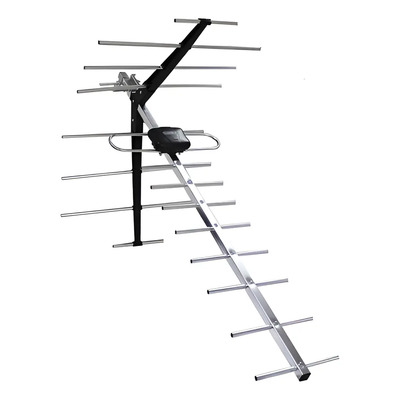 Antena Aerea Para Tv Uhf Vhf Hdtv Fm 17 Elementos | Envío gratis